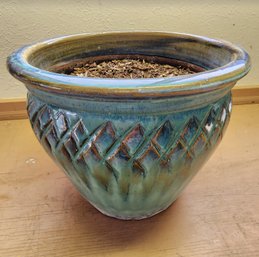 Pre Owned Designer Ceramic Garden Flower Pot