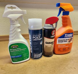 Assortment Of Household Chemicals