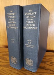 Vintage 1971 OXFORD ENGLISH DICTIONARY Set