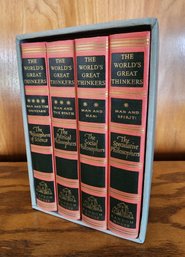 Vintage 1947 The World's Great Thinkers Hardback Book Box Set