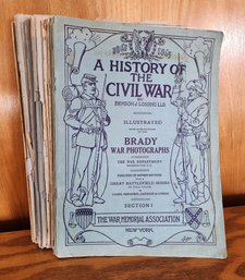 Nice Assortment Of Vintage A HISTORY OF THE CIVIL WAR Photographic History