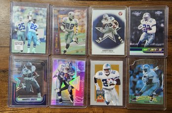 Assortment Of (8) Emmitt Smith Dallas Cowboys Sports Cards