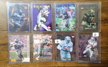 Assortment Of (8) Emmitt Smith Dallas Cowboys Sports Cards