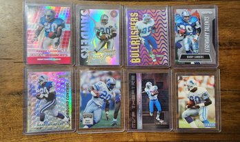 Assortment Of (8) BARRY SANDERS Detroit Lions Sports Cards