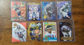 Assortment Of (8) DEION SANDERS Dallas Cowboys And Atlanta Falcons Sports Cards