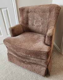 Vintage Upholstered Lounge Chair