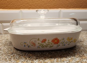 Large CORNINGWARE Baking Dish With Glass Lid