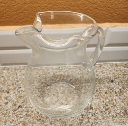 Large Glass Beverage Pitcher