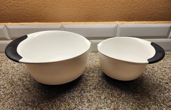 (2) Heavy Duty OXO Brand Mixing Bowls