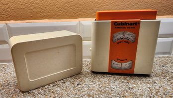 VINTAGE Cuisineart Food Weight Scale