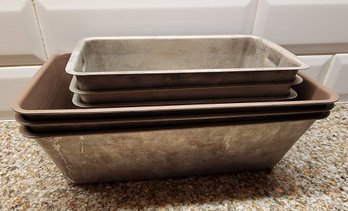 (6) Metal Baking Pans - THE WESTBORO Co. And MIRRO