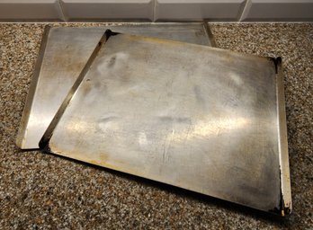 (2) Vintage MIRRO Metal Baking Sheets