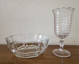 (2) Vintage Glassware Selections