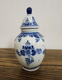 Vintage Petite DELFT BLUE Handpainted HOLLAND Ceramic Selection With Lid