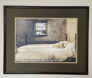 Framed Fine Art LET SLEEPING DOG'S LIE Print