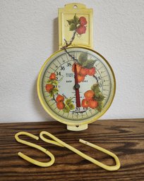 Vintage Farm Weight Scale With (2) Hanging Hooks