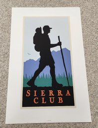 SIERRA CLUB Lithograph Fine Art Print Poster