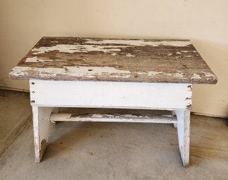 Vintage Wooden Work Bench