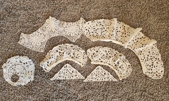 Assortment Of Vintage Lace Sections