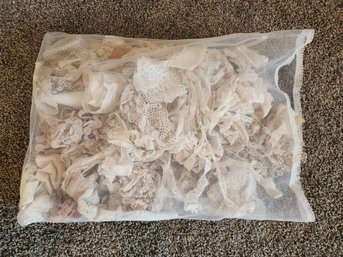 Assortment Of Vintage Lace Sections