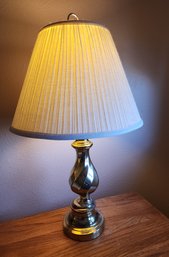 Vintage Metal Base Table Lamp #1