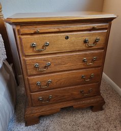 Vintage KINCAID GOVERNOR'S OAK Side Table #1