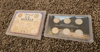 (2) Collectors Uncirculated Nickel Presentation Sets