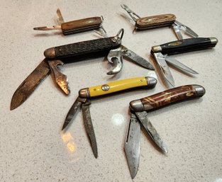 Vintage Assortment Of Pocket Knives