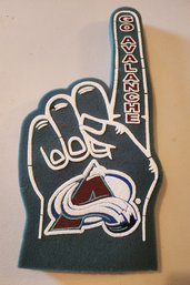 Vintage NHL COLORADO AVALANCHE Soft Fan Finger