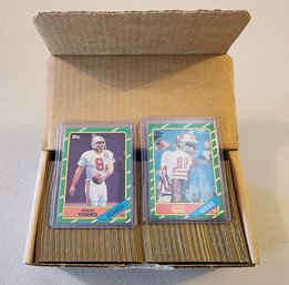 Vintage 1986 TOPPS Assortment Of NFL FOOTBALL Trading Cards