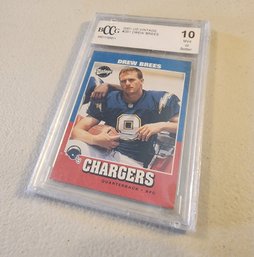 Vintage DREW BREES Graded Rookie Card NFL Card