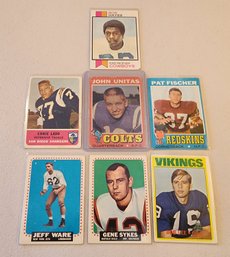 Vintage Assorted NFL Football Trading Cards