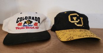 (2) University Of Colorado Buffaloes Baseball Caps