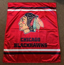 CHICAGO BLACKHAWKS Banner With Autographs