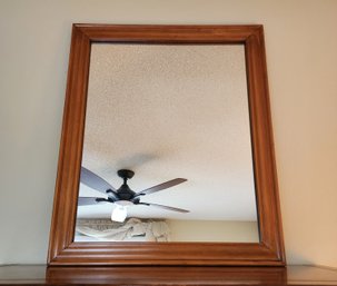 Wooden Hanging Framed Mirror