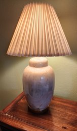 Decorative Ceramic Base Table Lamp With Original Shade #1