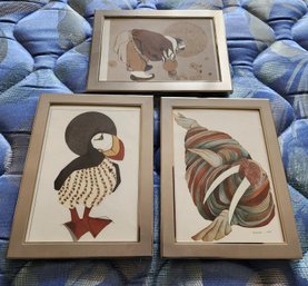 (3) Assorted Framed Art Prints