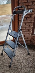 Large Vintage Folding Step Ladder