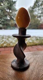 Rift Valley AFRICA Candle Holder With Marble Egg