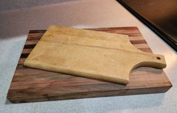 (2) Wooden Cutting Boards