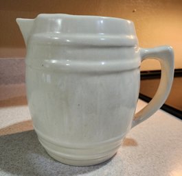 Large Vintage Ceramic Beverage Pitcher