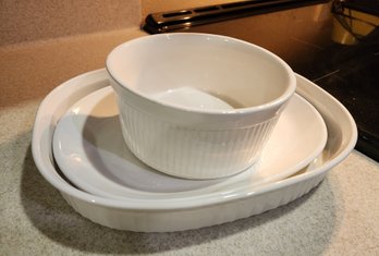 (3) CORNINGWARE Cookware Baking Dishes