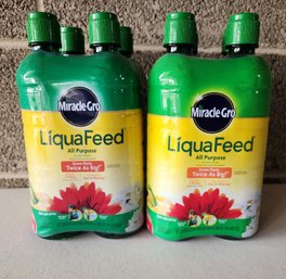 (8) Brand New Bottles Of Miracle Gro LiquaFeed All Purpose Garden Spray Feed