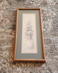 Vintage Framed Signed And Numbered LINDA BENNETT Oil Painting Print #3