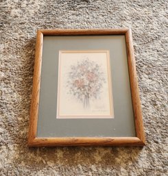 Vintage Framed Signed And Numbered LINDA BENNETT Oil Painting Print #4