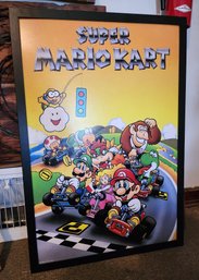 Large SUPER MARIO KART Framed Art Print