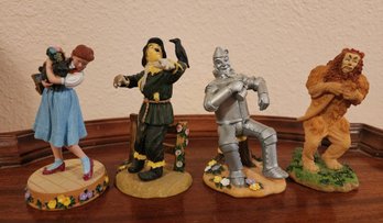 (4) Wizard Of Oz Collectible Figures