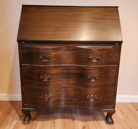 Vintage Secretary Desk Cabinet With Drawers