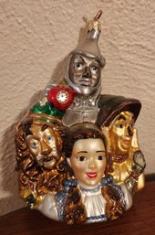 New With Tag POLANAISE Glass WIZARD OF OZ Christmas Ornament