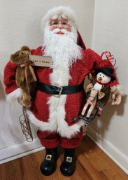 Large Heavy Santa Claus Holiday Decoration